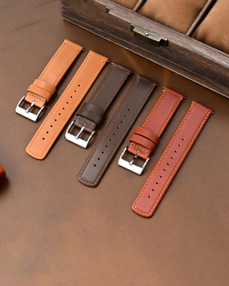 Mondaine Watch Strap Replacement Premium Leather Watch Strap Band